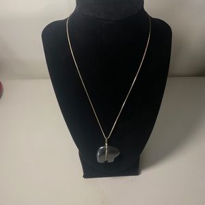 Vintage Sterling and Hematite Necklace